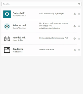 Animation: dragging featured applications to reorder them