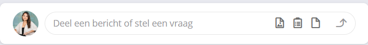 The input field on the home page where you start a new post.